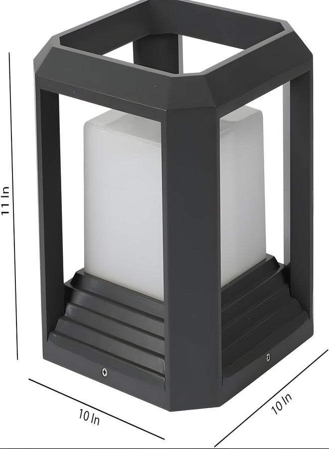 Twixle Gate light for home gate/gate lamp/gate lamps for outdoor waterproof/gate light/gate pillar lights for outdoor for Stairs, Boundries, Pillar, Garden (CLASSIC CUBE) (Bulb Not Included) (PACK OF 1) - Image 3